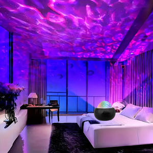 Lámpara de Proyección con Efecto de Ondas de Agua y Aurora, Cielo Estrellado de Fantasía, USB LED, Luz Nocturna Moderna para el Hogar - Product Image 5