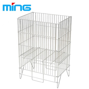Supermarket <strong>Display</strong> Wire square <strong>Dump</strong> <strong>Bin</strong> - Product Image 5