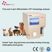 Analizador Hematológico Veterinario Reutilizable de 3 Partes, Alto Rendimiento para Hospitales Veterinarios, Profesional para Células Sanguíneas de Animales