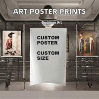 Affiche murale personnalisée en polyester, motif folklorique, écologique, impression numérique