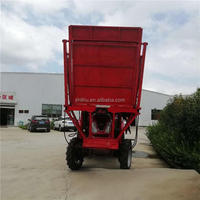 Moissonneuse-batteuse à double rangée pour maïs, ensilage, fourrage, machine à ensilage pour herbe de Napier, tracteur autopropulsé pour ensilage