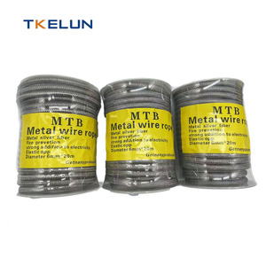 Kim loại thép không gỉ 6mm chống tĩnh dây đàn hồi kim loại bạc sợi dây dẫn điện - Product Image 6