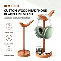 Support multifonctionnel moderne en bois, étanche, non pliable, pour outils, cuisine, écouteurs et casque de jeu