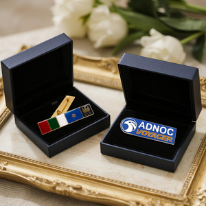 Tùy Chỉnh Không Thường Xuyên Kim Loại Biển Hiệu Cá Nhân Brass Phù Hiệu Cho Đồng Phục Khắc ID Thẻ Với <span class=keywords><strong>An</strong></span> Toàn Khóa Pin Xây Dựng Thương Hiệu Phụ Kiện - Product Image 6