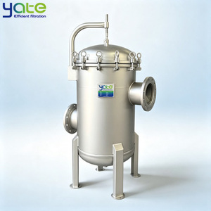 Machine <span class=keywords><strong>de</strong></span> traitement des eaux usées à haut débit avec boîtier <span class=keywords><strong>de</strong></span> filtre multi-sacs en acier inoxydable <span class=keywords><strong>de</strong></span> fabrication industrielle pour l'aquaculture et les bassins <span class=keywords><strong>de</strong></span> pisciculture - Product Image 1