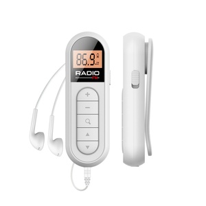 Mini Radio <span class=keywords><strong>FM</strong></span> Recargable Transfronteriza con Pantalla Digital, Portátil de Bolsillo <span class=keywords><strong>para</strong></span> Uso de Mayores, Conferencias, con Clip Trasero - Product Image 4