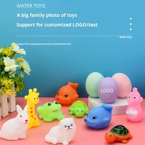 <b>Bath</b> Colorful Floating Rubber Animal Baby Kid Toddler Child Preschool Bathtub Bathroom Shower Game Swim Party Toy - Product Image 4