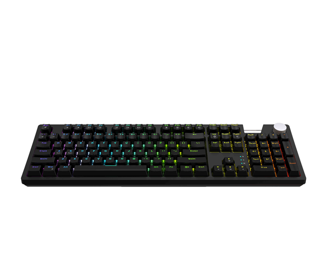 Wholesale Price JEDEL 104 Keys Wired Mechanical Keyboard RGB Backlit USB Type-C Interface Programmable Keys for Gaming Desktop
