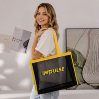 Sac fourre-tout en nylon personnalisable Youqu avec impression par transfert thermique et sérigraphie pour une utilisation en extérieur, cadeaux promotionnels pour femmes