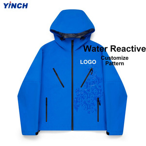Chaqueta Impermeable Hidrocrómica con Estampado Mágico Personalizable LAYENNE, Chaqueta de <span class=keywords><strong>Invierno</strong></span> Reactiva de Poliéster y Nailon para <span class=keywords><strong>Hombre</strong></span> - Product Image 1