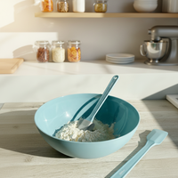 Conteneur de stockage alimentaire en plastique, 24 cm, passe au lave-vaisselle, pour servir, préparer et présenter les plats, saladiers pratiques et sûrs