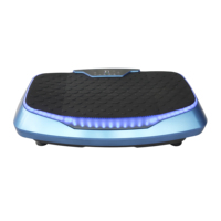 Machine à vibrations 4D ABS portable pour la maison, équipement de fitness avec fonction de massage, charge maximale sécurisée de 120 kg, électrique