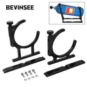 Bevinsee 7'' Nitrous Oxide Nos Billet Aluminum Single Bottle Holder Bracket