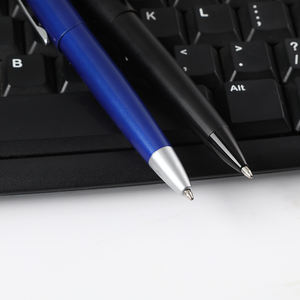 プロモーションカスタムロゴ広告マットブラックボールペンパーソナライズメタルツイストペンマットグレー仕上げ - Product Image 3