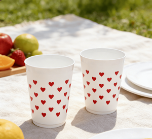 Gobelets en plastique personnalisés en forme de cœur de 16 oz en PP réutilisables pour événements festifs et cadeaux de fête pour enfants - Product Image 3