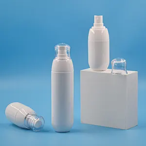 Vaporisateur de fixateur de maquillage de bouteille chaude en plastique de luxe personnalisé avec des fournisseurs de bouteille cosmétique de bouteille de 50ml 80ml 100ml