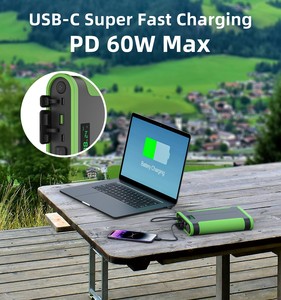 Power Bank Portatile Elettronico da 153.6Wh 48000mAh, Caricabatterie con Uscita 12V DC USB USBC e Accendisigari - Product Image 3