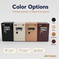 Caja Fuerte de Seguridad con Cerradura Electrónica Digital de Acero, con Llave de Emergencia, para Hogar, Oficina y Hotel