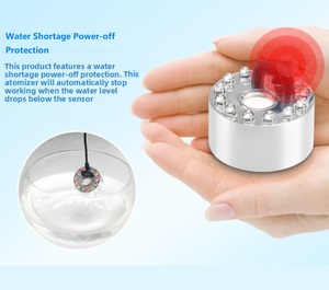 Atomizador para Acuario Pequeño con Luz LED, Generador de Niebla Jeneca, Cilindro de Plástico Ecológico, Silencioso, con Protección de Apagado Automático, para Uso en Interiores y Exteriores - Product Image 4