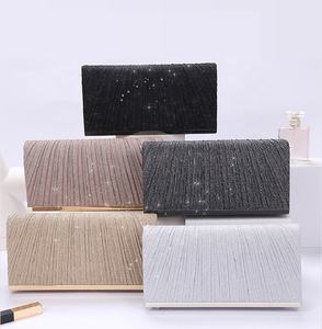 RB140 Bolsa Festa all'ingrosso pochette moda paillettes Clutch per la sera di nozze borsa per cena borsa d'oro catena da sera - Product Image 1