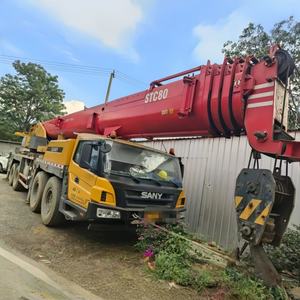 Crane Mobile Teleskopik 5-Bagian STC800T5 Kapasitas Angkat 80 Ton Bekas Profesional untuk Dijual - Product Image 3