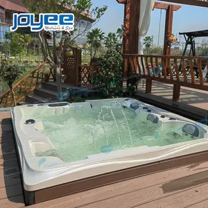 JOYEE Hot Sale Spa Tub 4 Places Balboa System 83pcs Jets Insulated Sexy Massage Whirlpool Hot Tub Outdoor Pool Spa