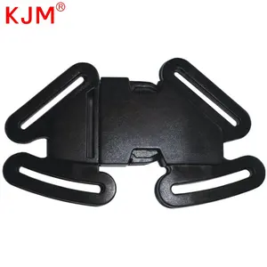 Wholesale customize quick release plastic seat belt 4 way buckle for baby stroller pushchair