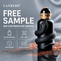 Flacon de parfum en verre noir mat, sculpture de serpent élégante et unique, 30 ml, 50 ml, 100 ml, flacon de parfum opaque avec bouchon en dôme doré gravé