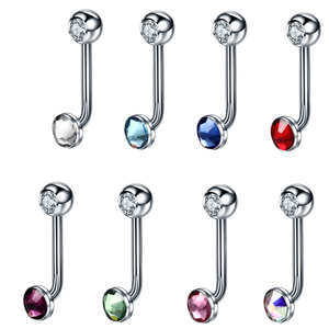 G23Titanium Vertical Clitoral Hood (VCH) Sexy Body <span class=keywords><strong>Piercing</strong></span> Jewelry avec Opal Stone <span class=keywords><strong>Christina</strong></span> Piercings pour Femmes Hommes - Product Image 1