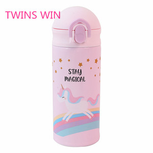 Cá nhân 350ml cách nhiệt chai có thể gập lại bằng thép không gỉ uống chai nước cho trẻ em - Product Image 5