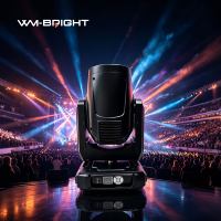 Projecteur de scène à tête mobile 380W Prism King Multi Prism Beam Spot avec DMX512 et LED blanc + 13 couleurs pour discothèques, DJ et événements de mariage