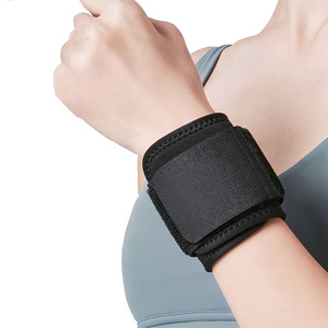 Venta al por mayor ajustable de neopreno gimnasio bolos levantamiento de pesas presión fija muñequera envuelve banda muñequera guardia - Product Image 1