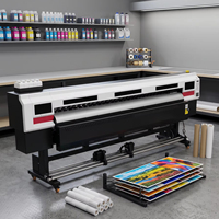 Impresora Plotter de Formato Grande de 3.2m a Precio de Fábrica, Impresora Digital de Inyección de Tinta con Plataforma de Calentamiento Delantera y Trasera para Cuero, Seda y Tela