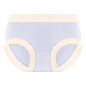 Culottes quotidiennes sans coutures respirantes en modal effet push-up 40S taille mi-haute color block pour filles, support OEM - Product Image 6