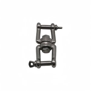 304 acier inoxydable pivotant Double manille bateau ancre chaîne connecteurs nouvel état matériel marin - Product Image 5