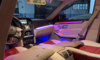 Éclairage d'ambiance arc-en-ciel 64 couleurs pour Mercedes-Benz Classe E 2010-2015 W212, accessoires de garniture de lampe d'ambiance intérieure de voiture