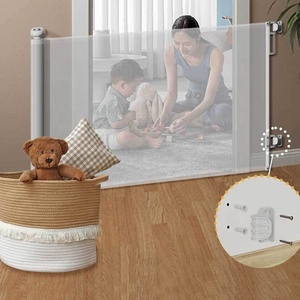 Probebi porte de sécurité pour bébé en maille de portes <span class=keywords><strong>d</strong></span>'<span class=keywords><strong>escalier</strong></span> porte de sécurité pour bébé rétractable pour enfant et enfant - Product Image 1