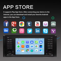 Autoradio de navigation Android 4 cœurs 8 cœurs 7 pouces 64 Go 128 Go 32 Go pour BMW X5 E53 E38 E39