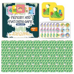 Juguete educativo interactivo para niños, tarjetas de juego de combinación rápida, búsqueda de patrones de cartón y entrenamiento de pensamiento lógico - Product Image 2