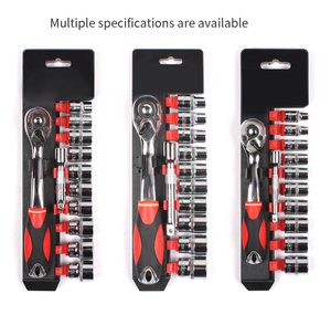 <span class=keywords><strong>Set</strong></span> di 12 <span class=keywords><strong>Chiavi</strong></span> <span class=keywords><strong>a</strong></span> <span class=keywords><strong>Bussola</strong></span> Universali Professionali da 1/2, 1/4, 3/8 Pollici <span class=keywords><strong>con</strong></span> Barra di Prolunga - Product Image 3