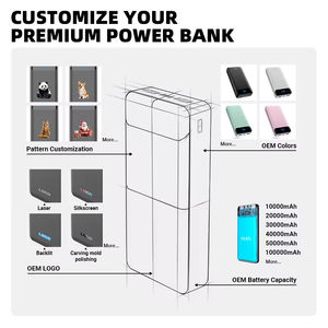 Power Bank Portatile da 10000mAh a Basso Prezzo con Logo Personalizzato, Grande Capacità e Display LED, Prodotto di Tendenza 2026 per Consumatori - Product Image 5
