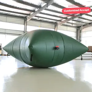 Manufacturer Long Span life Flexible Collapsible 7000 Liter PVC Water Bladder Tank