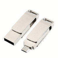 Clé USB OTG personnalisée 256 Go 2 en 1 Android Micro U disk Clé USB