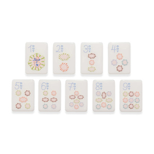 Nouvel ensemble de tuiles de mahjong américaines en acrylique durable 2026, tapis de jeu de mahjong, tuiles de mahjong, jeu d'échecs, divertissement de casino - Product Image 3