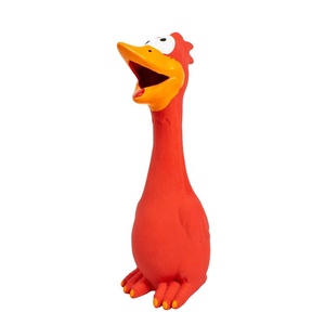 Super Cute Cartoon Screaming <strong>Chicken</strong> and Red Duck <strong>Squeaky</strong> Chew Toys for Dogs Durable and Safe Latex Factory Price - Product Image 4