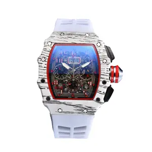 남성용 새로운 Tonneau 시계 최고 품질 클래식 시계 패션 스포츠 방수 크로노 그래프 AAA 남성 시계