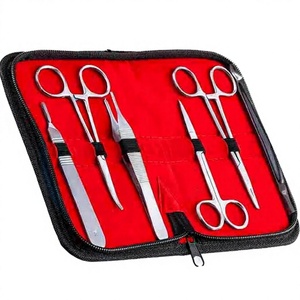 Kit de Disección Médico y Veterinario de 7 Piezas, Juego de Instrumentos Quirúrgicos de Acero Inoxidable para Anatomía, Biología y Laboratorio, con Certificación CE e ISO - Product Image 1