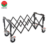 Chariot en Acier Inoxydable Robuste pour Transport d'Équipement, Idéal pour Services Funéraires, Transfert et Mise en Place