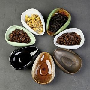 Bandeja de Cerámica para Dosificación de Granos de Café, Diseño Clásico, Plato para Espresso, Bandeja para Degustación de Granos Tostados, Venta al Por Mayor - Product Image 1