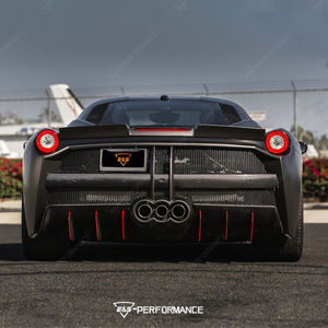 Kit carrosserie de super voiture style M pour <span class=keywords><strong>Ferrari</strong></span> 458, pare-chocs avant modifié, capot, jupes latérales, garde-boue, kit carrosserie - Product Image 5